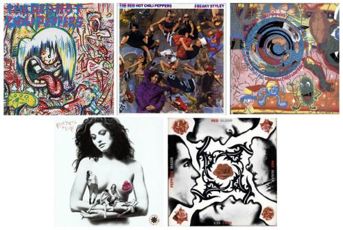 Red Hot Chili Peppers 1984-1991 Studio Albums UK vinyl LP